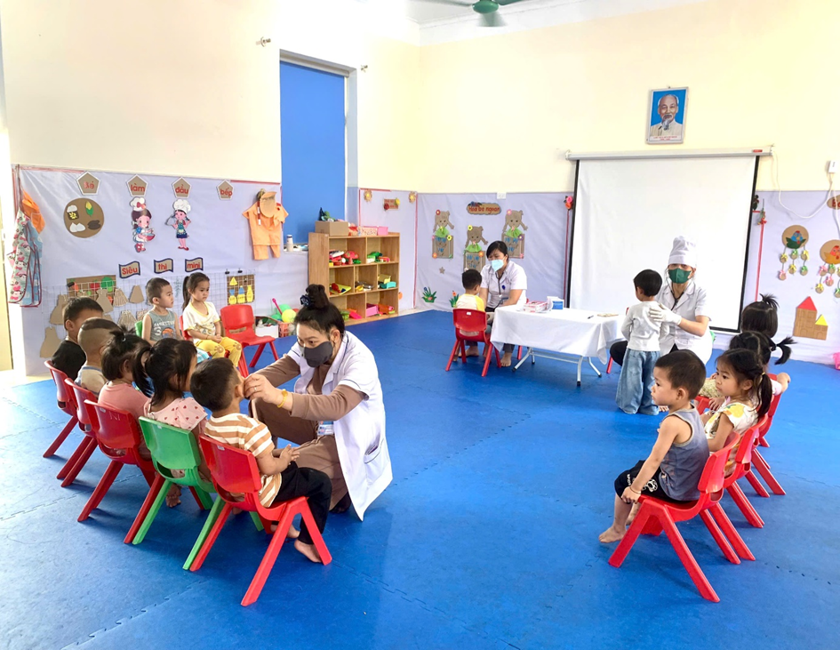 TRƯỜNG MẦM NON SỐ 2 XÃ NÀ NHẠN THỰC HIỆN TỐT  “THÁNG HÀNH ĐỘNG VÌ AN TOÀN THỰC PHẨM”  NĂM 2025